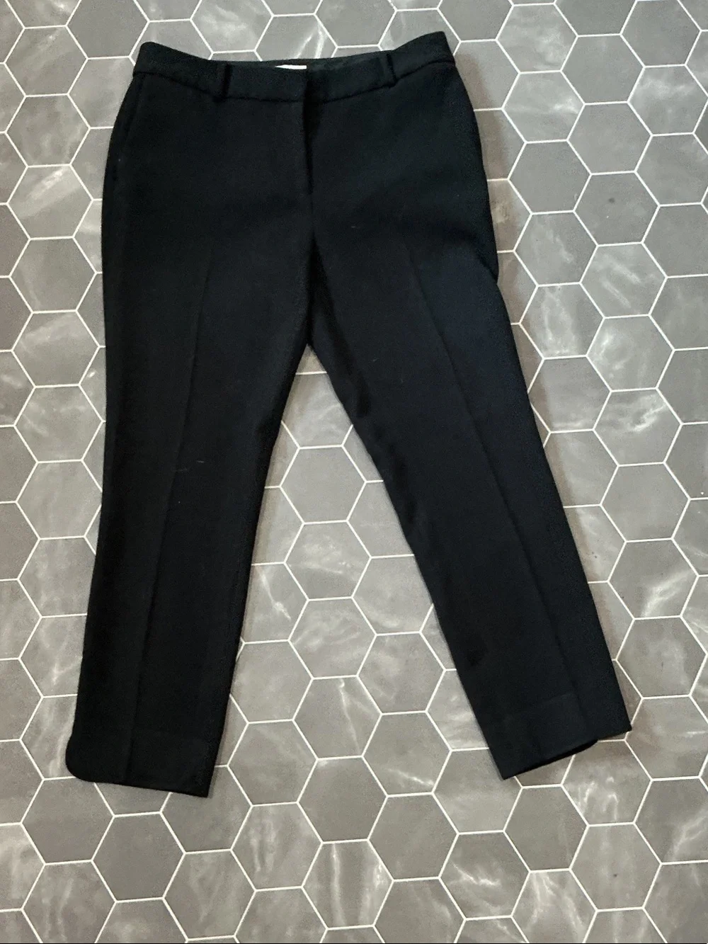 kate spade Men's Black Dress Trousers - Tailored Straight Leg